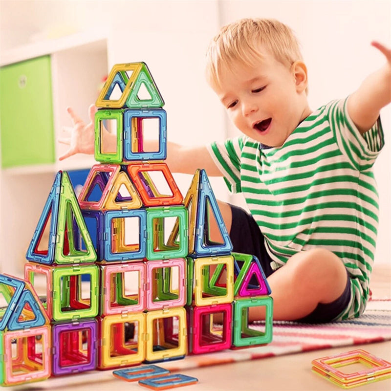 Magnetic Building Blocks Set – Kids Construction Toy