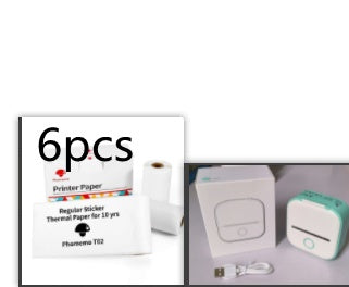 Portable Mini Bluetooth Thermal Label Printer – Inkless Printing