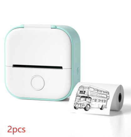 Portable Mini Bluetooth Thermal Label Printer – Inkless Printing
