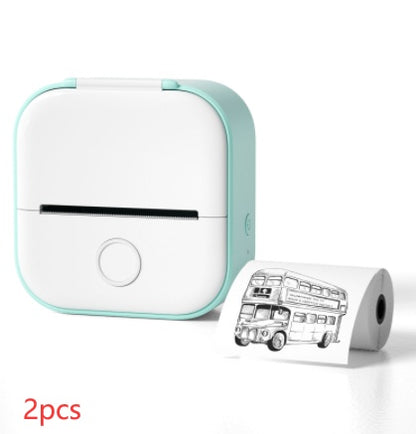 Portable Mini Bluetooth Thermal Label Printer – Inkless Printing