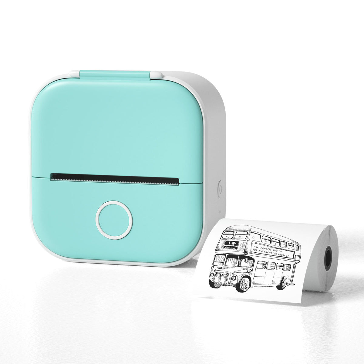 Portable Mini Bluetooth Thermal Label Printer – Inkless Printing