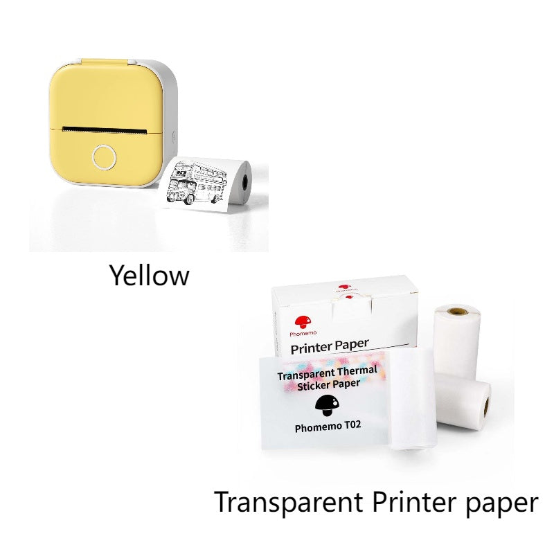 Portable Mini Bluetooth Thermal Label Printer – Inkless Printing