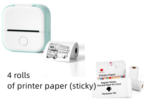Portable Mini Bluetooth Thermal Label Printer – Inkless Printing