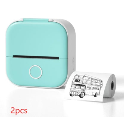 Portable Mini Bluetooth Thermal Label Printer – Inkless Printing