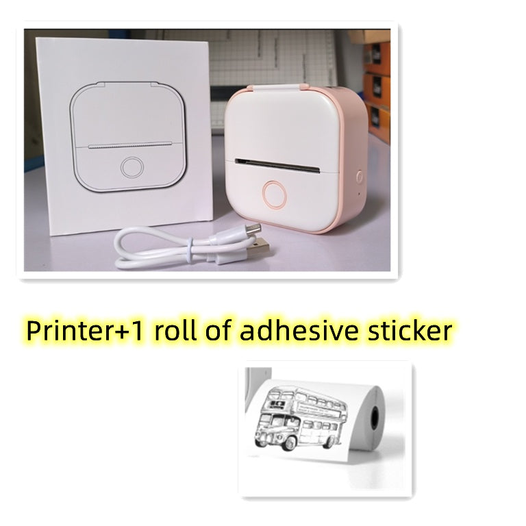 Portable Mini Bluetooth Thermal Label Printer – Inkless Printing