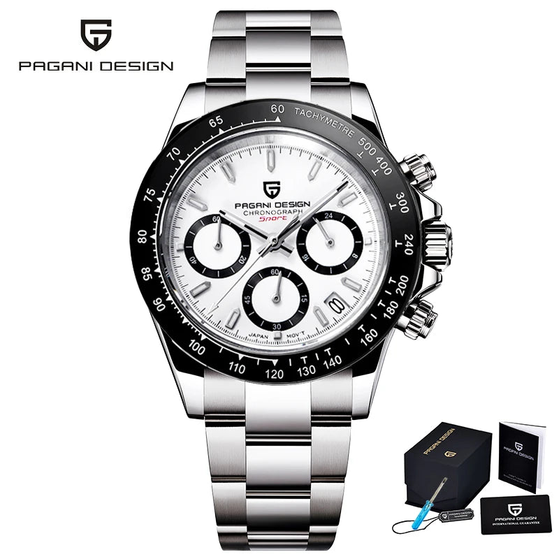 Pagani Design 1664 Chronograph Men's Watch – Sapphire Crystal, 10ATM