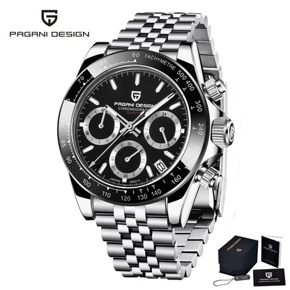 Pagani Design 1664 Chronograph Men's Watch – Sapphire Crystal, 10ATM
