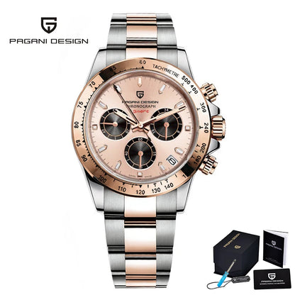Pagani Design 1664 Chronograph Men's Watch – Sapphire Crystal, 10ATM