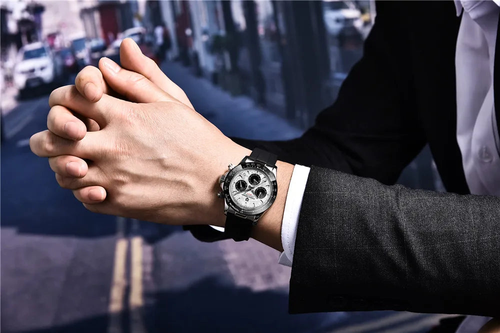 Pagani Design 1664 Chronograph Men's Watch – Sapphire Crystal, 10ATM