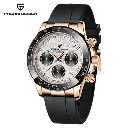 Pagani Design 1664 Chronograph Men's Watch – Sapphire Crystal, 10ATM