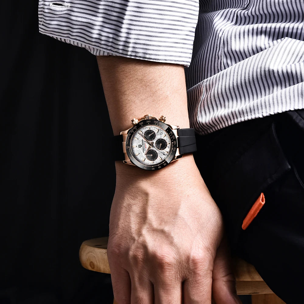 Pagani Design 1664 Chronograph Men's Watch – Sapphire Crystal, 10ATM