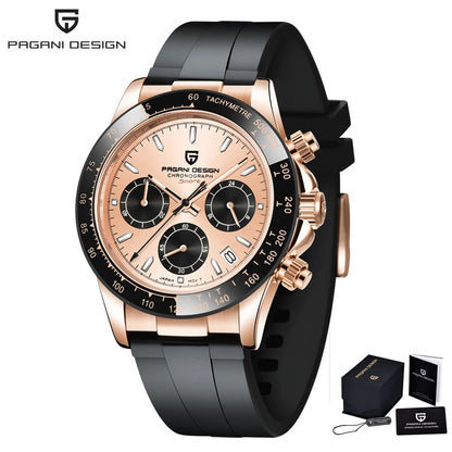 Pagani Design 1664 Chronograph Men's Watch – Sapphire Crystal, 10ATM
