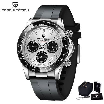 Pagani Design 1664 Chronograph Men's Watch – Sapphire Crystal, 10ATM