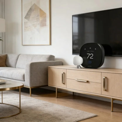 Smart WiFi Thermostat with Air Quality Sensor – Alexa & Google Compatible
