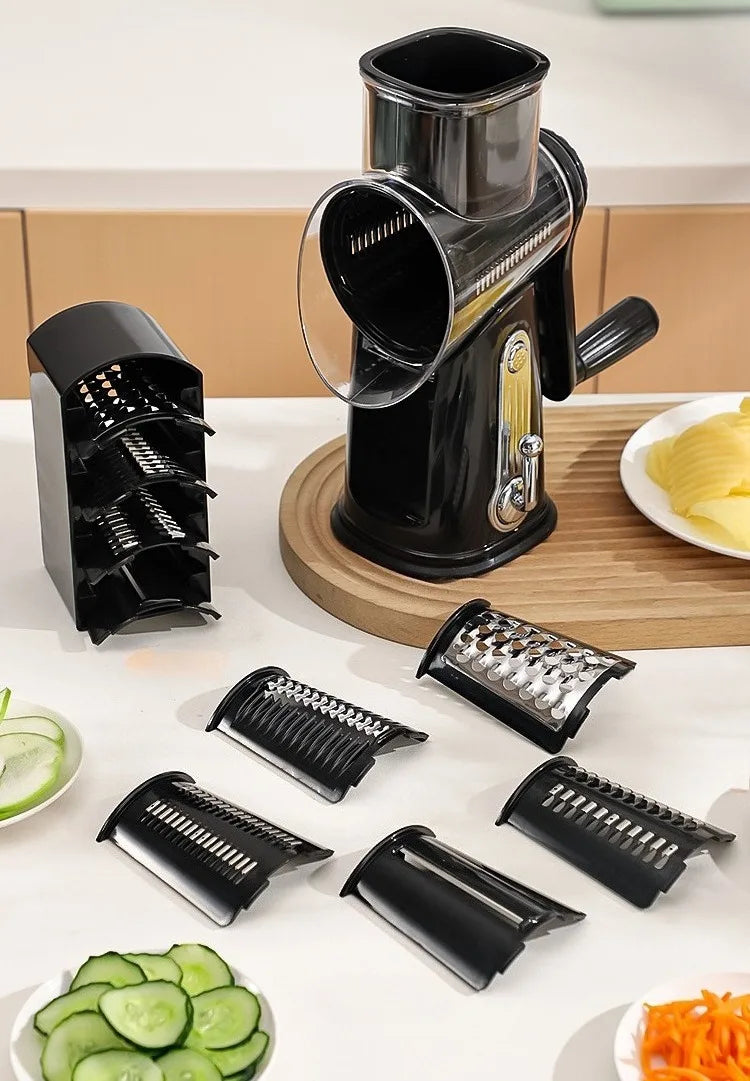 Multifunctional Vegetable Slicer & Grater with Suction Base