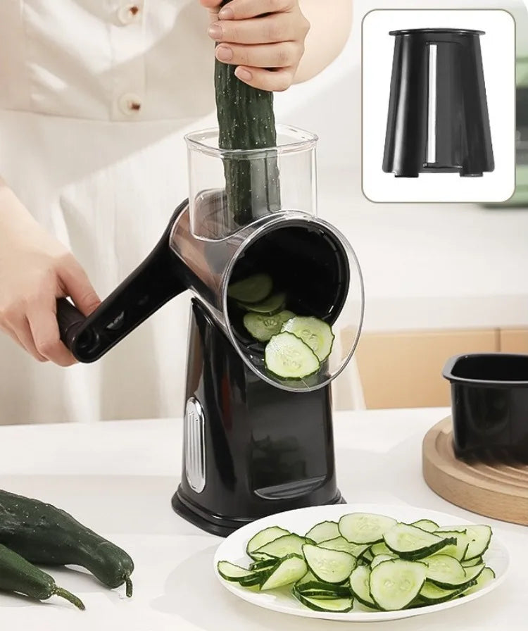 Multifunctional Vegetable Slicer & Grater with Suction Base