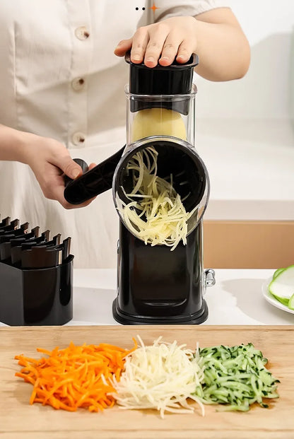 Multifunctional Vegetable Slicer & Grater with Suction Base