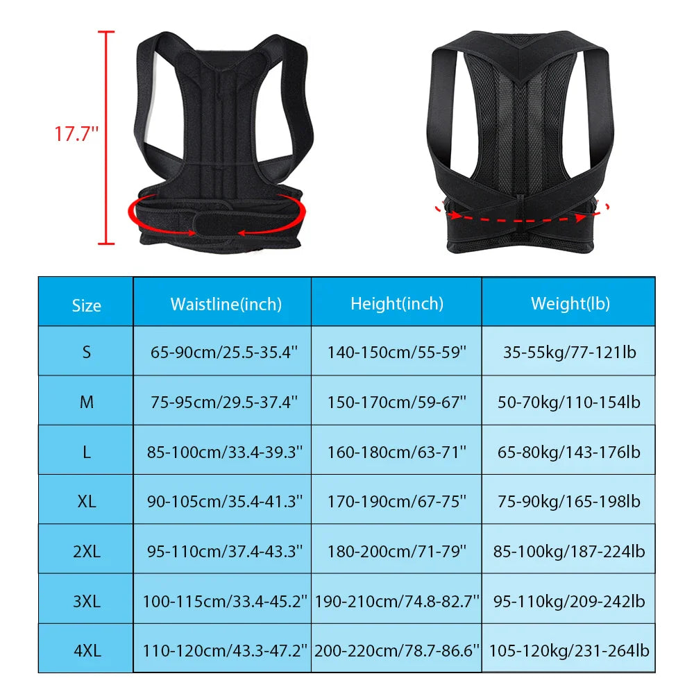 Comfortable Back Support Brace