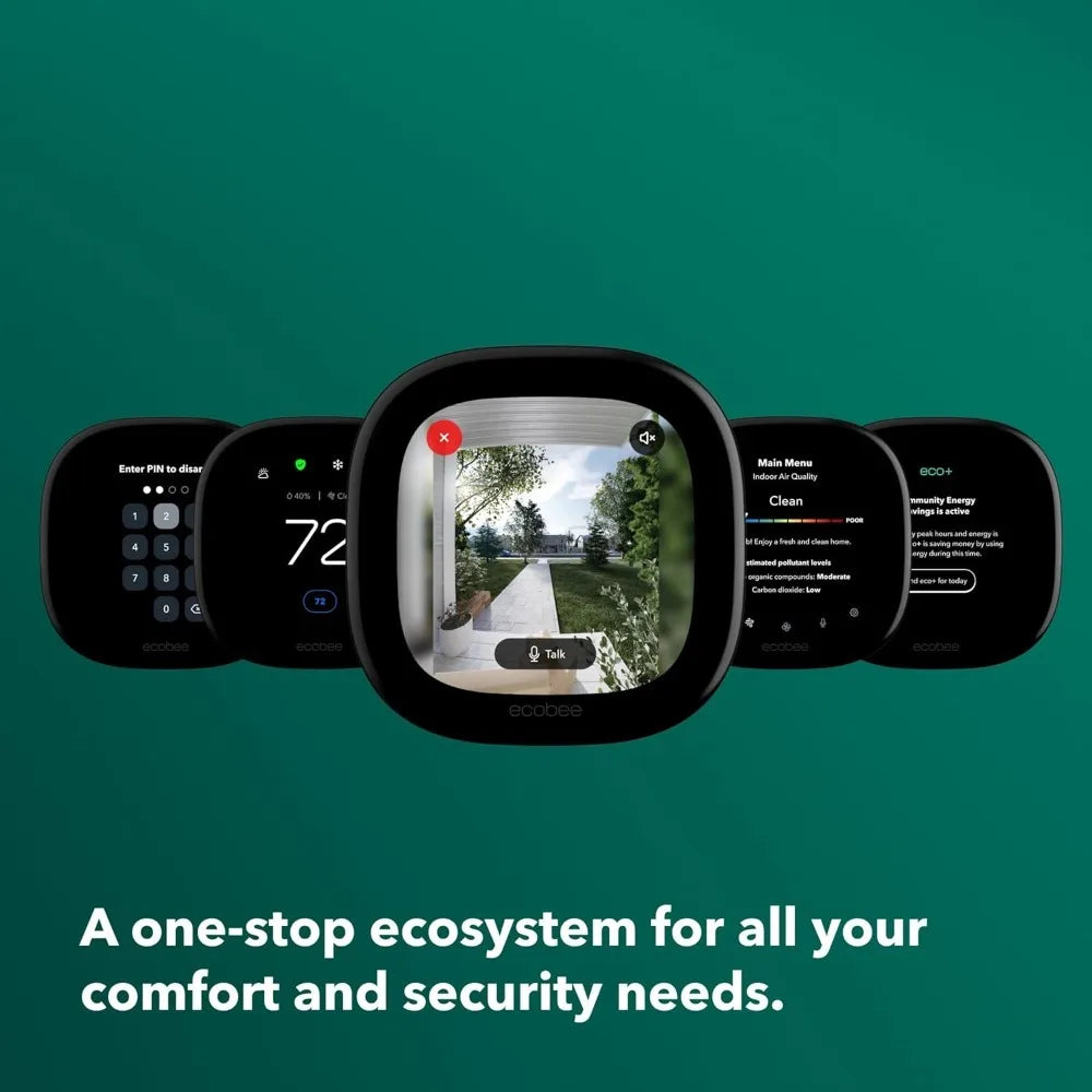 Smart WiFi Thermostat with Air Quality Sensor – Alexa & Google Compatible