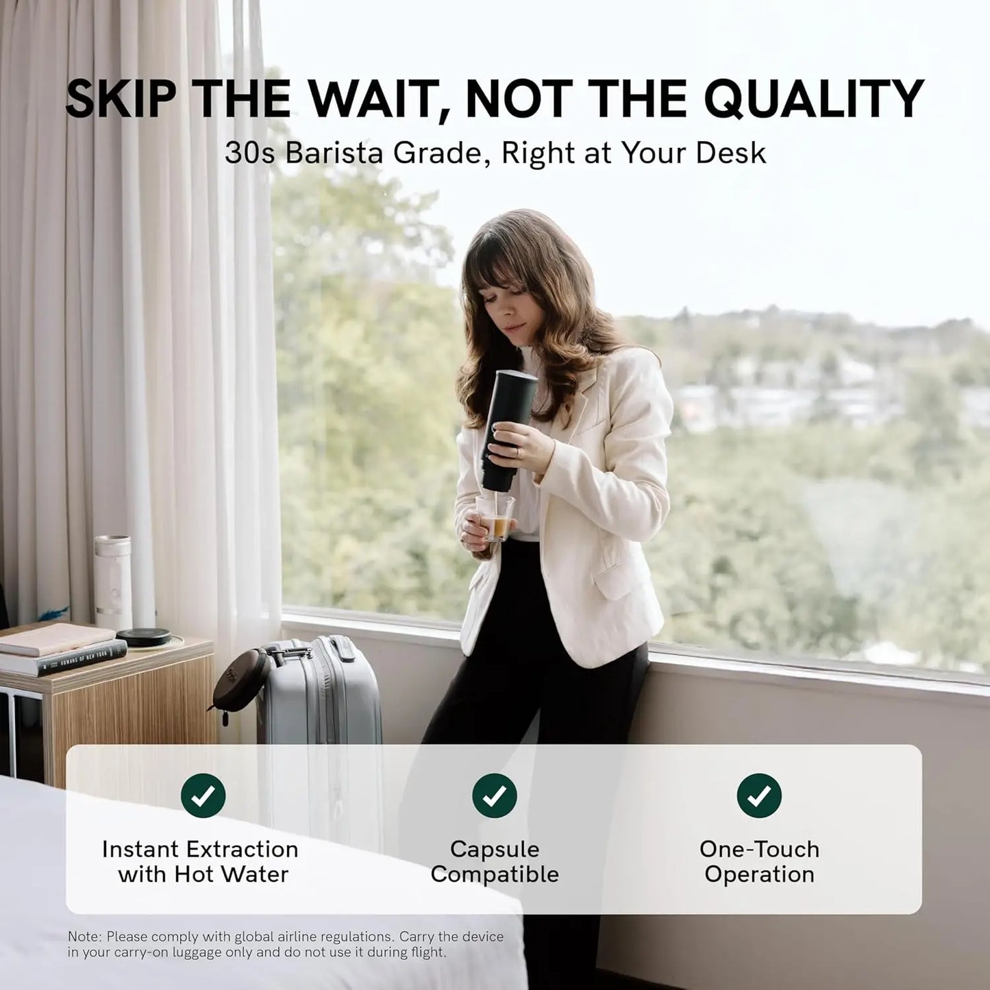 Portable Electric Espresso Machine – USB-C Travel Coffee Maker