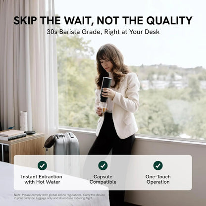 Portable Electric Espresso Machine – USB-C Travel Coffee Maker