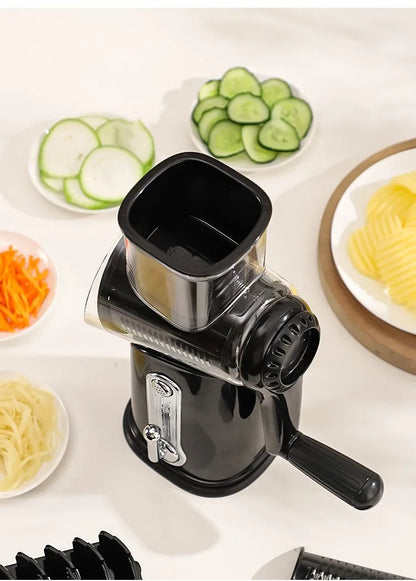 Multifunctional Vegetable Slicer & Grater with Suction Base