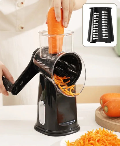 Multifunctional Vegetable Slicer & Grater with Suction Base