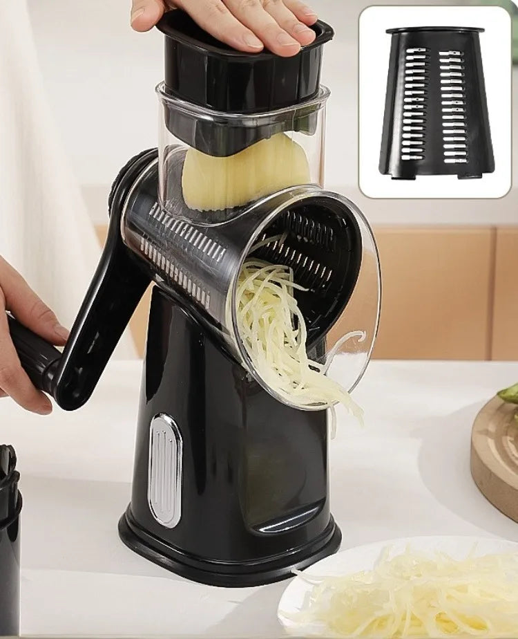 Multifunctional Vegetable Slicer & Grater with Suction Base