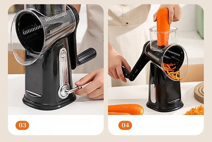 Multifunctional Vegetable Slicer & Grater with Suction Base