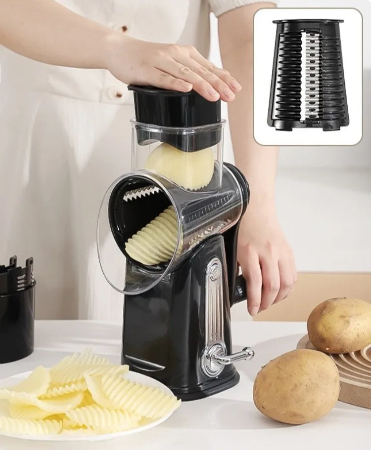 Multifunctional Vegetable Slicer & Grater with Suction Base