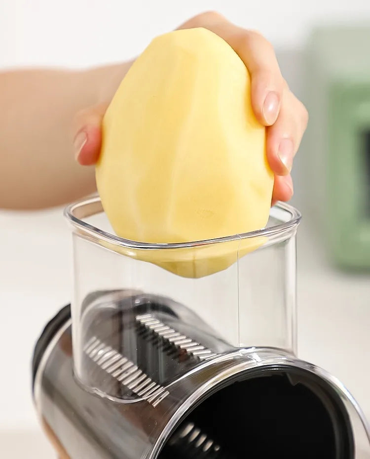 Multifunctional Vegetable Slicer & Grater with Suction Base