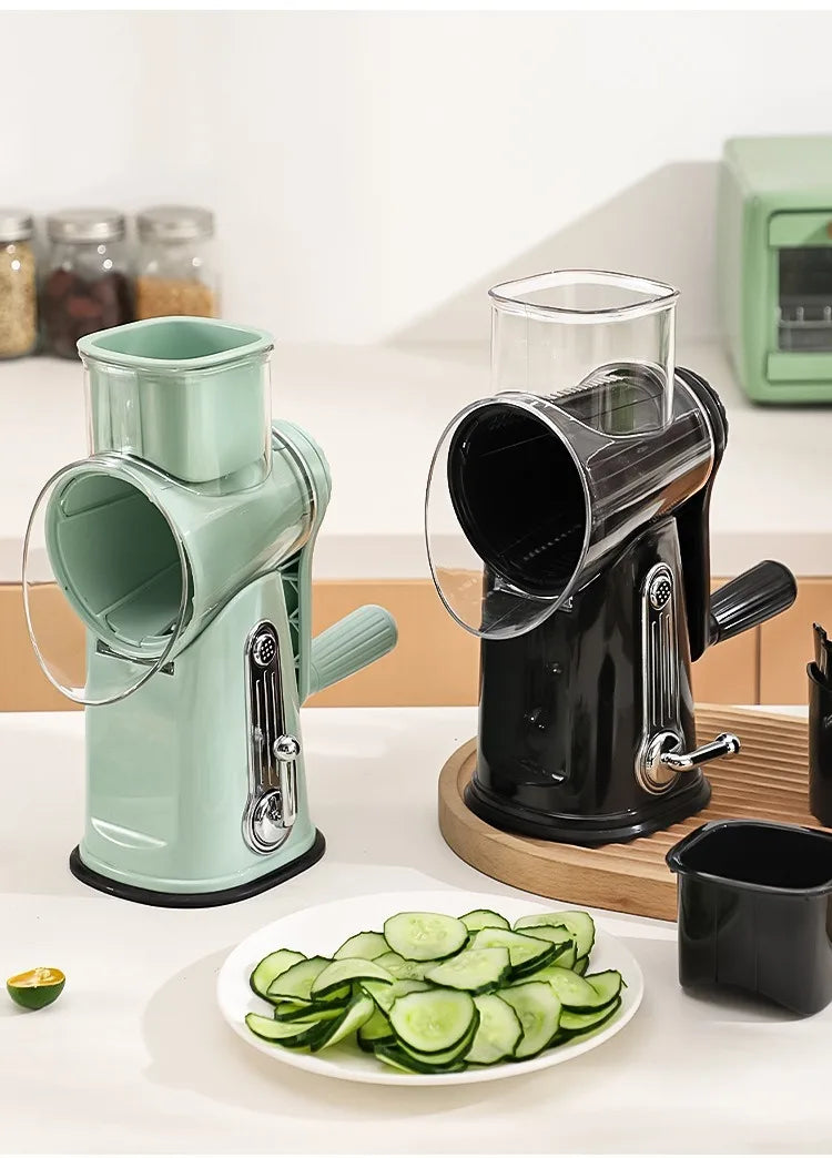 Multifunctional Vegetable Slicer & Grater with Suction Base