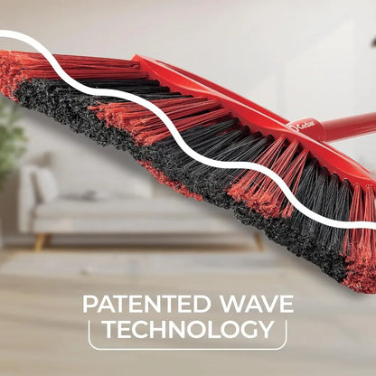 One Sweep Broom with Step-On Dustpan