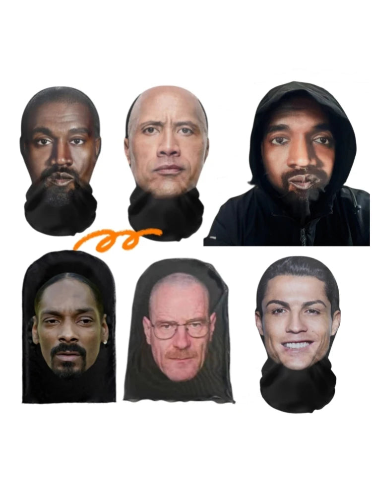 Full Face Mesh Horror Cosplay Mask