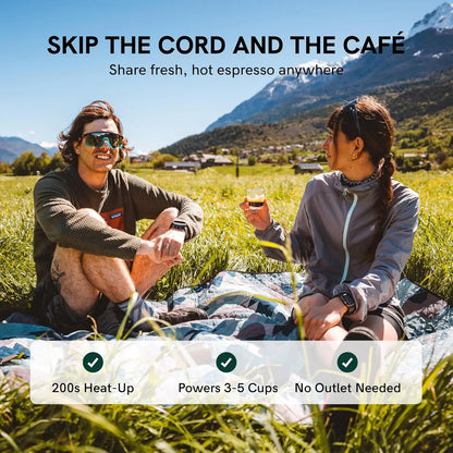 Portable Electric Espresso Machine – USB-C Travel Coffee Maker