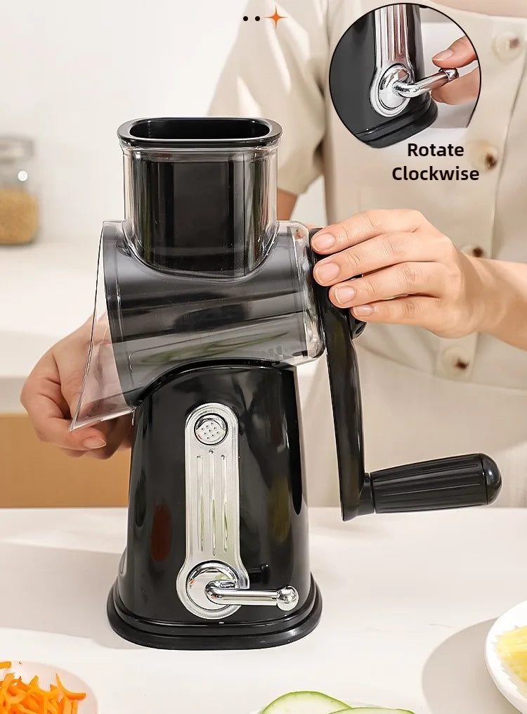 Multifunctional Vegetable Slicer & Grater with Suction Base