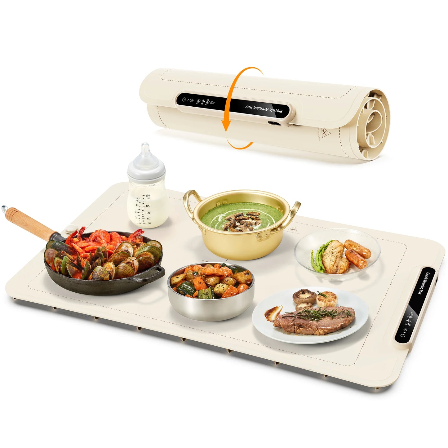 Foldable Electric Food Warming Tray – 3 Temperature Settings