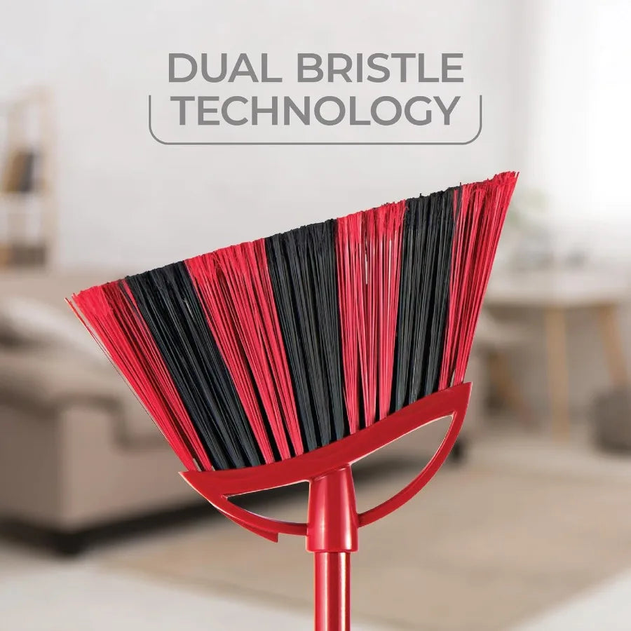 One Sweep Broom with Step-On Dustpan