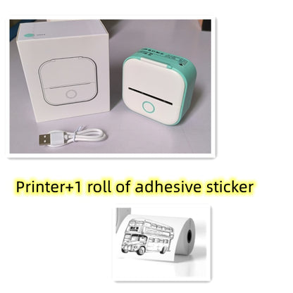 Portable Mini Bluetooth Thermal Label Printer – Inkless Printing
