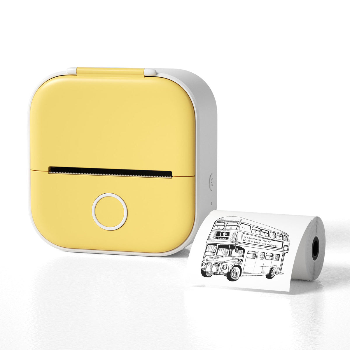 Portable Mini Bluetooth Thermal Label Printer – Inkless Printing